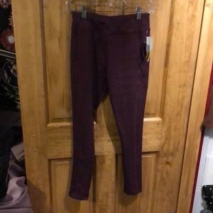 Purple athletic leggings